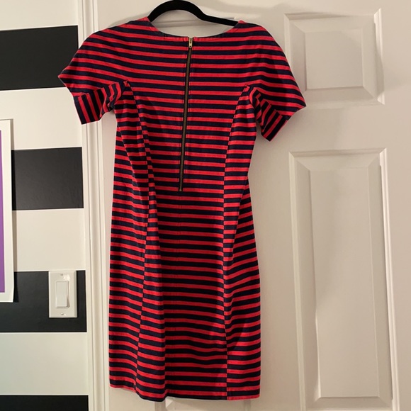 Red and Blue striped dress - Picture 2 of 2